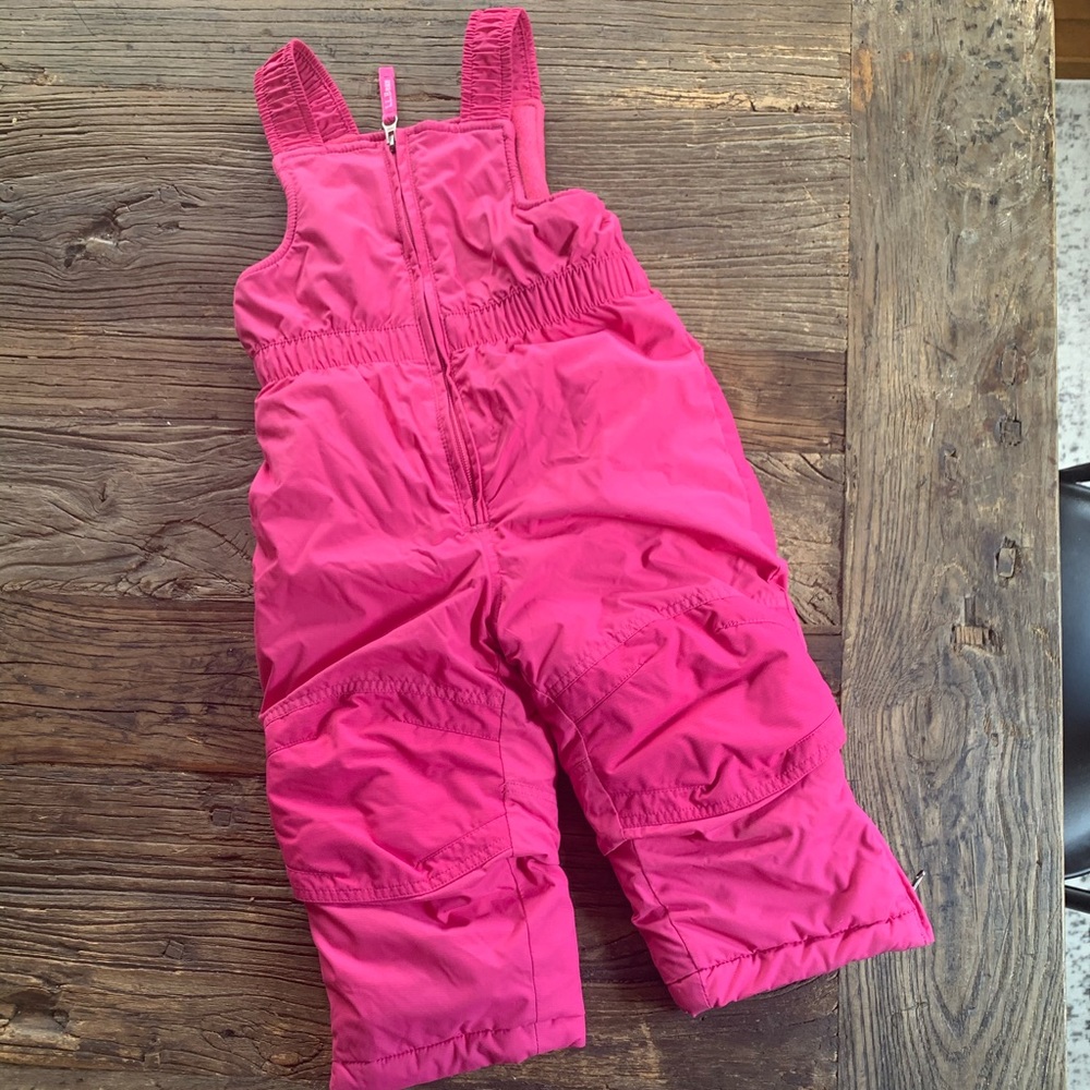 LL Bean toddler 3T snow pants pink